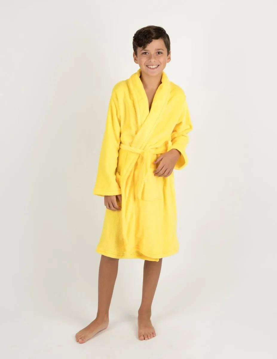 Fleece Shawl Collar Robe