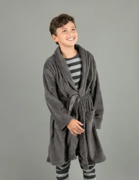 Fleece Shawl Collar Robe