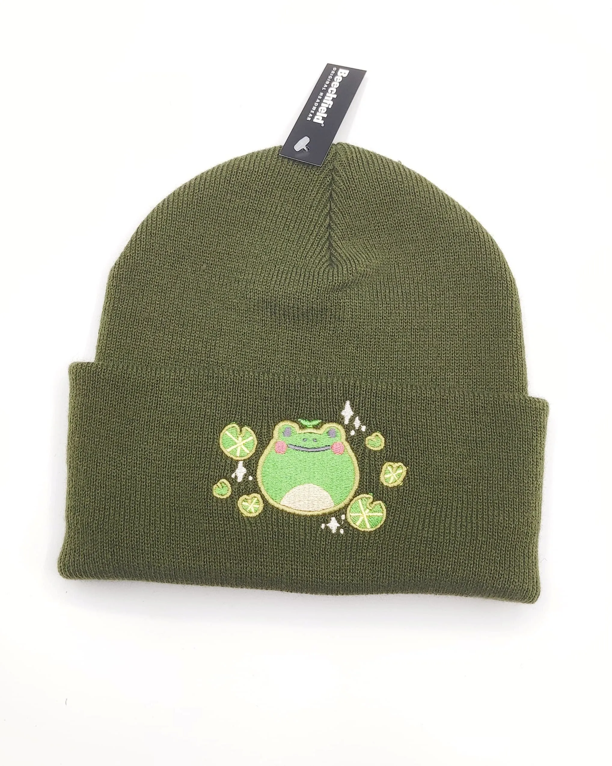 Frog seedling beanie