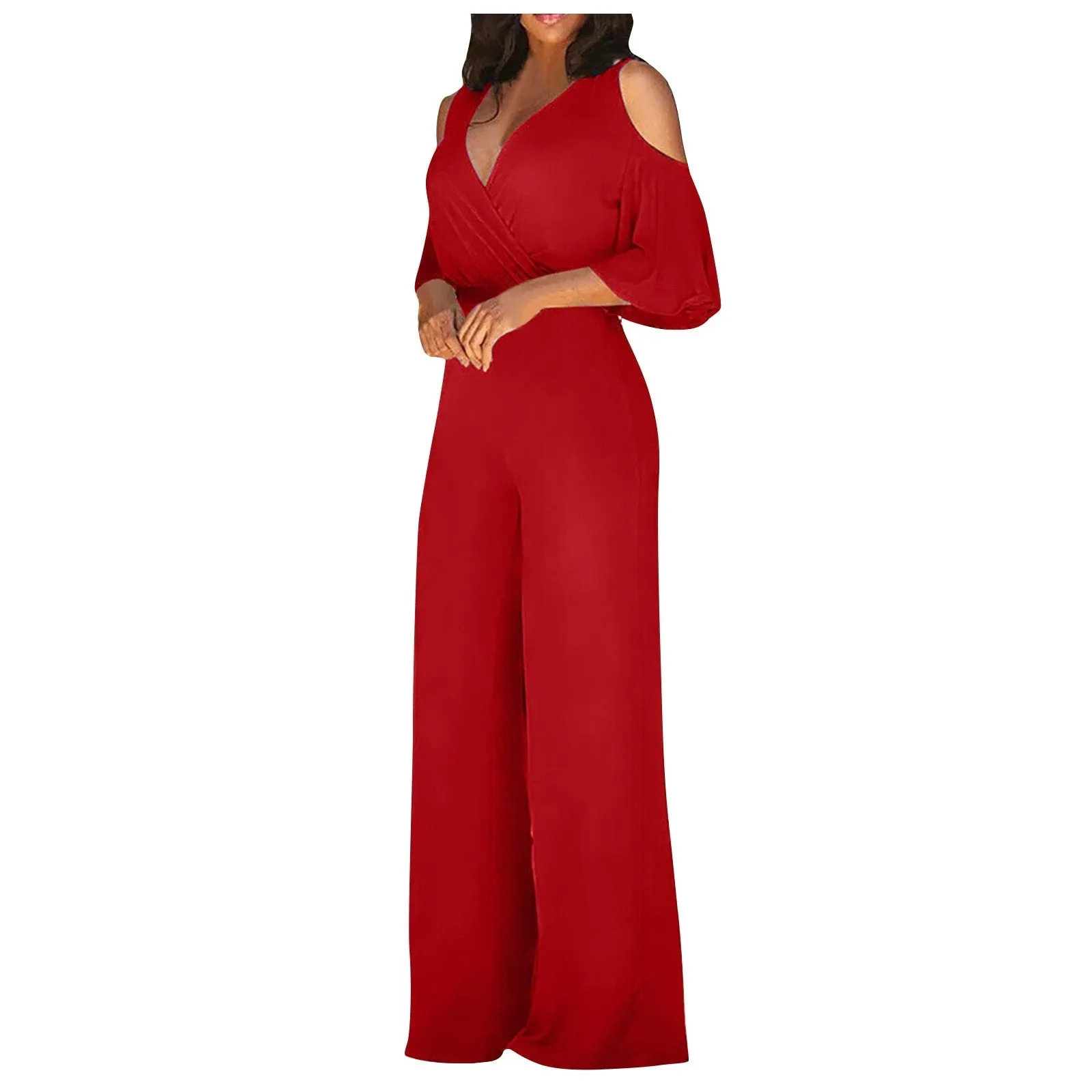 Funki Buys | Pants | Women's Elegant Wide Leg Flared Pant Suit