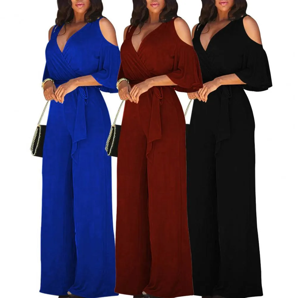 Funki Buys | Pants | Women's Elegant Wide Leg Flared Pant Suit