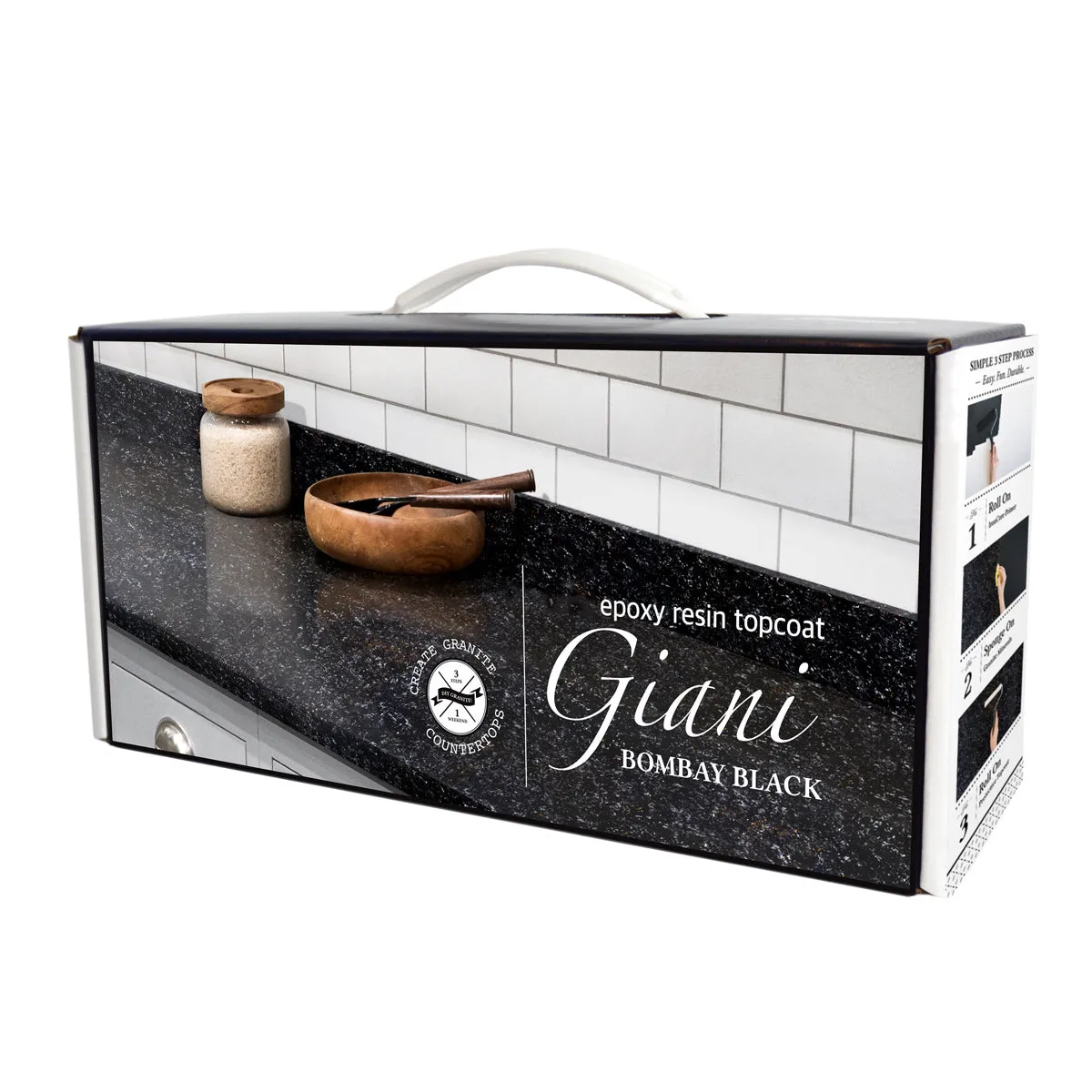 Giani Granite 2.0 - Bombay Black Countertop Kit