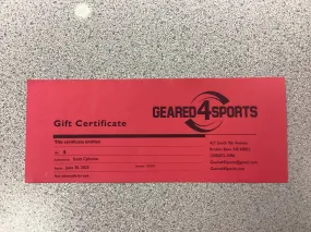 Gift Certificate