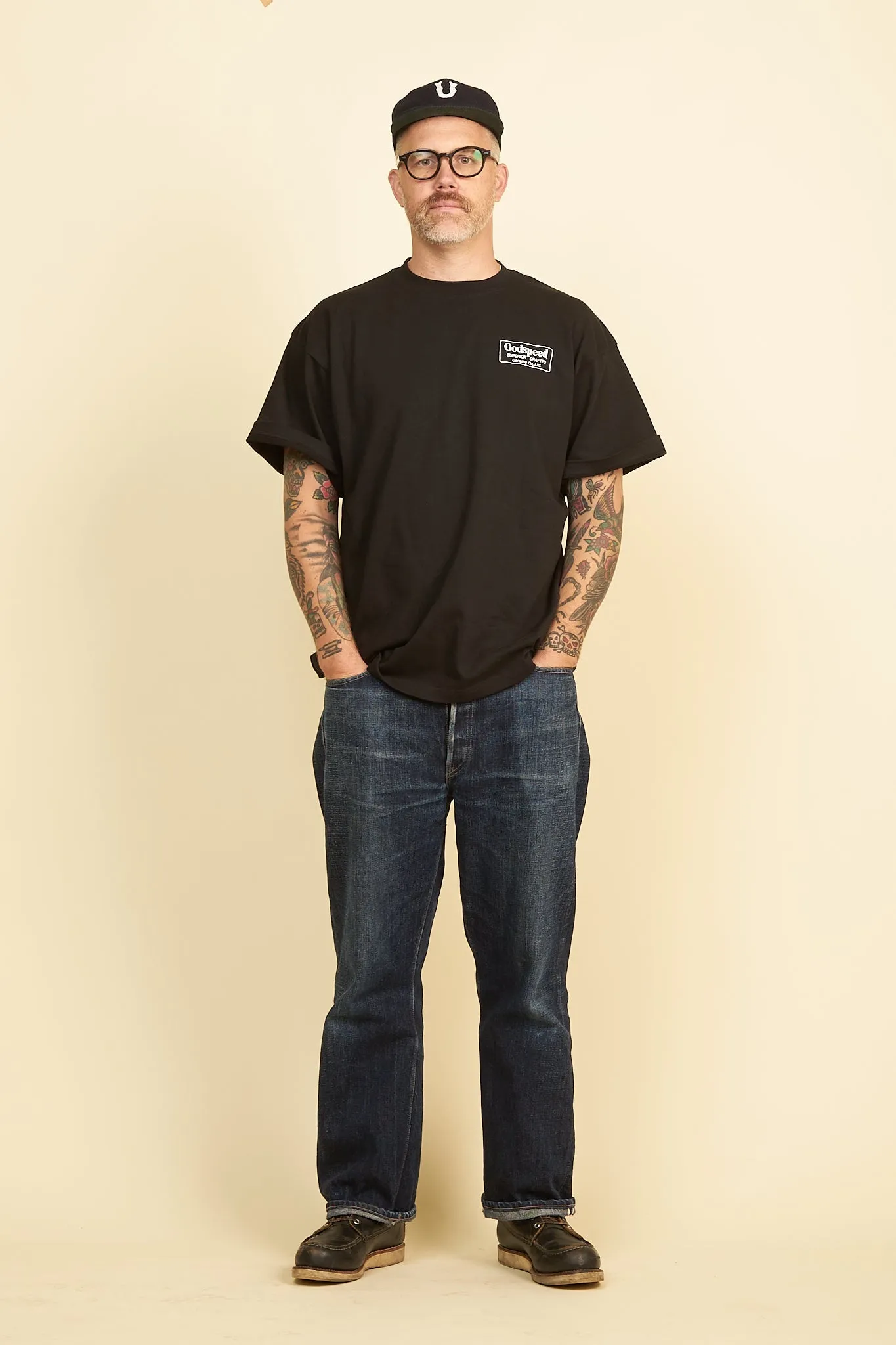 Godspeed 'Genuine' Heavyweight Organic T-Shirt - Black