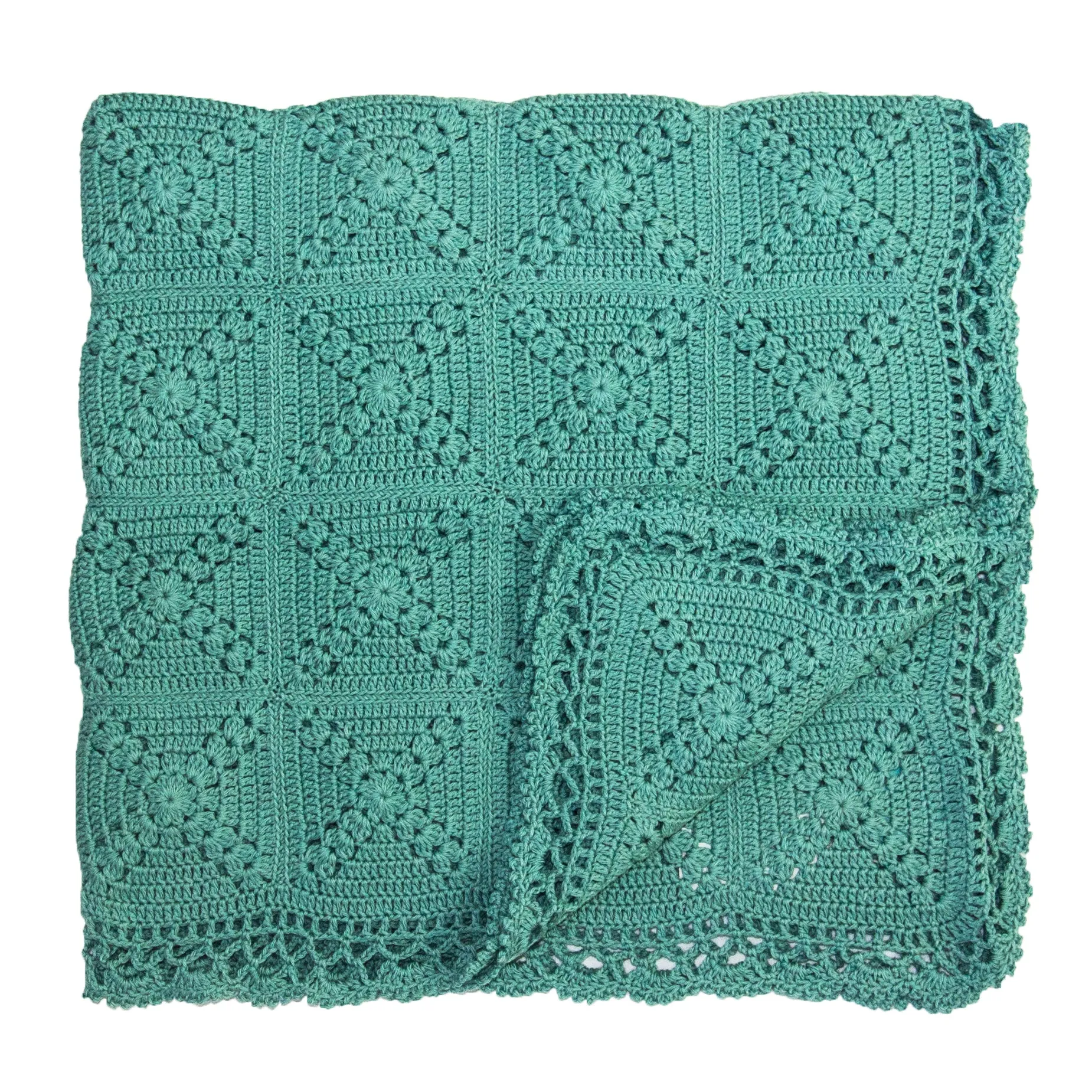 Granny Square Blanket - Azure Collection