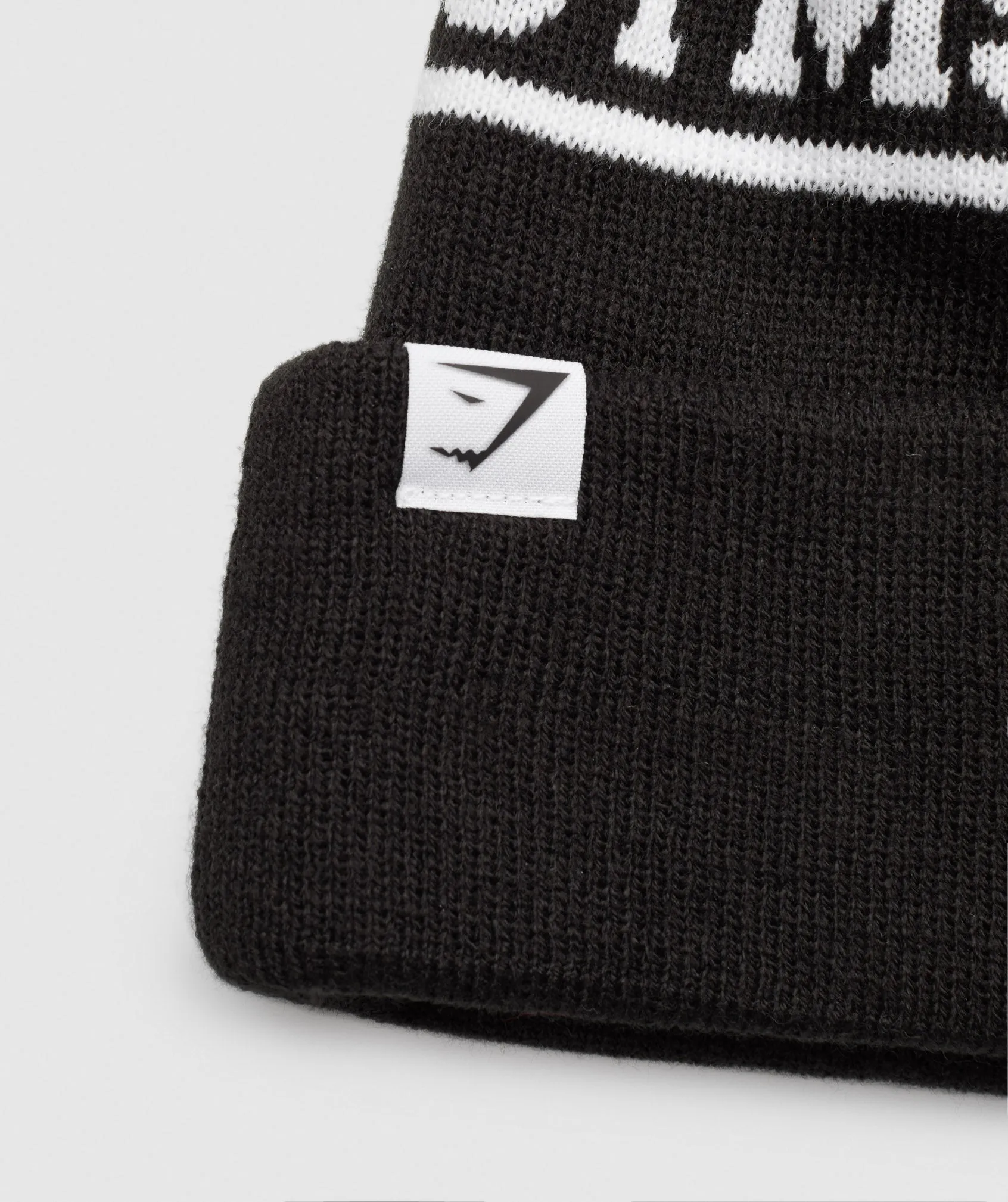 Gymshark New Era Tab Beanie - Black