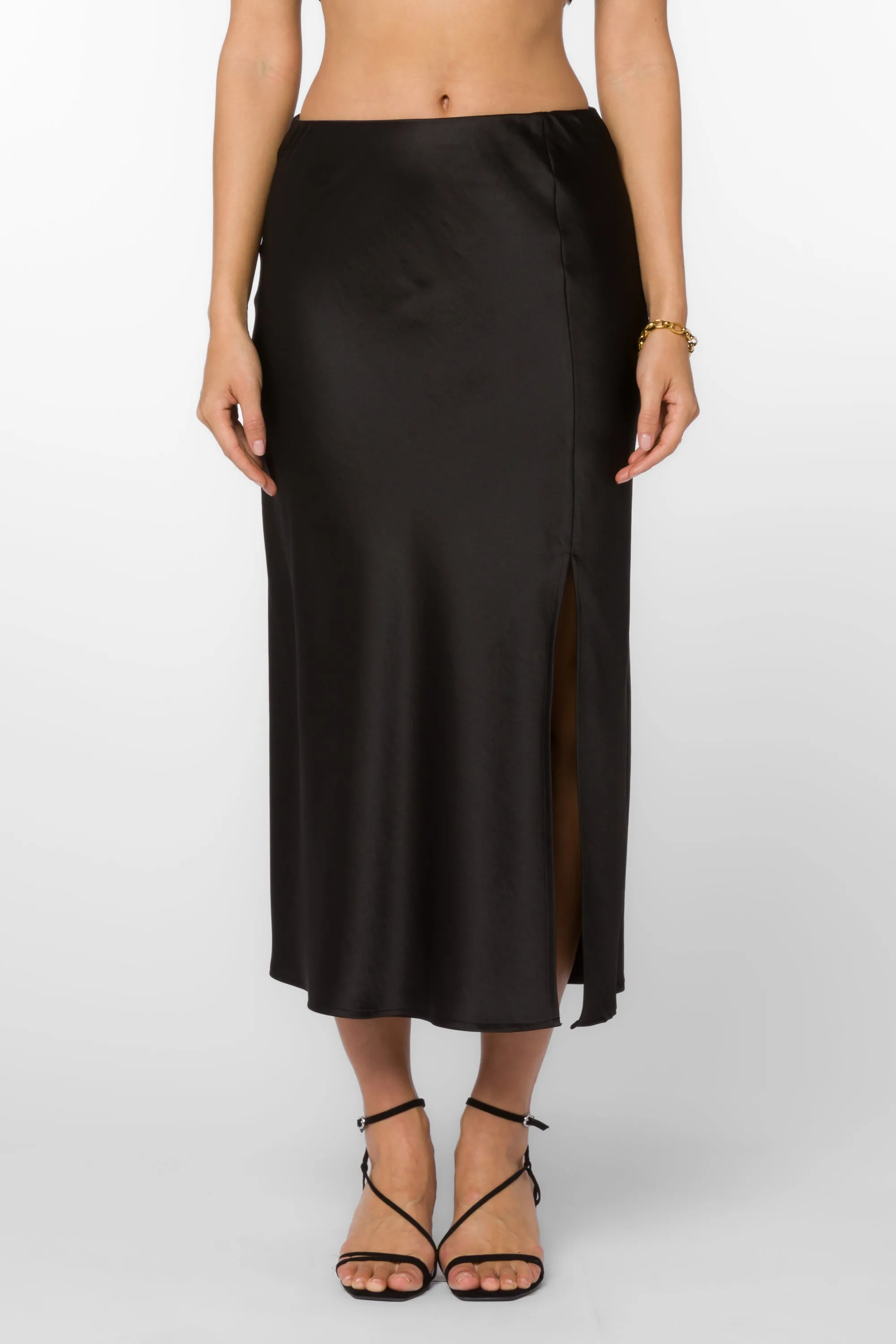 Gypsy Black Slip Skirt