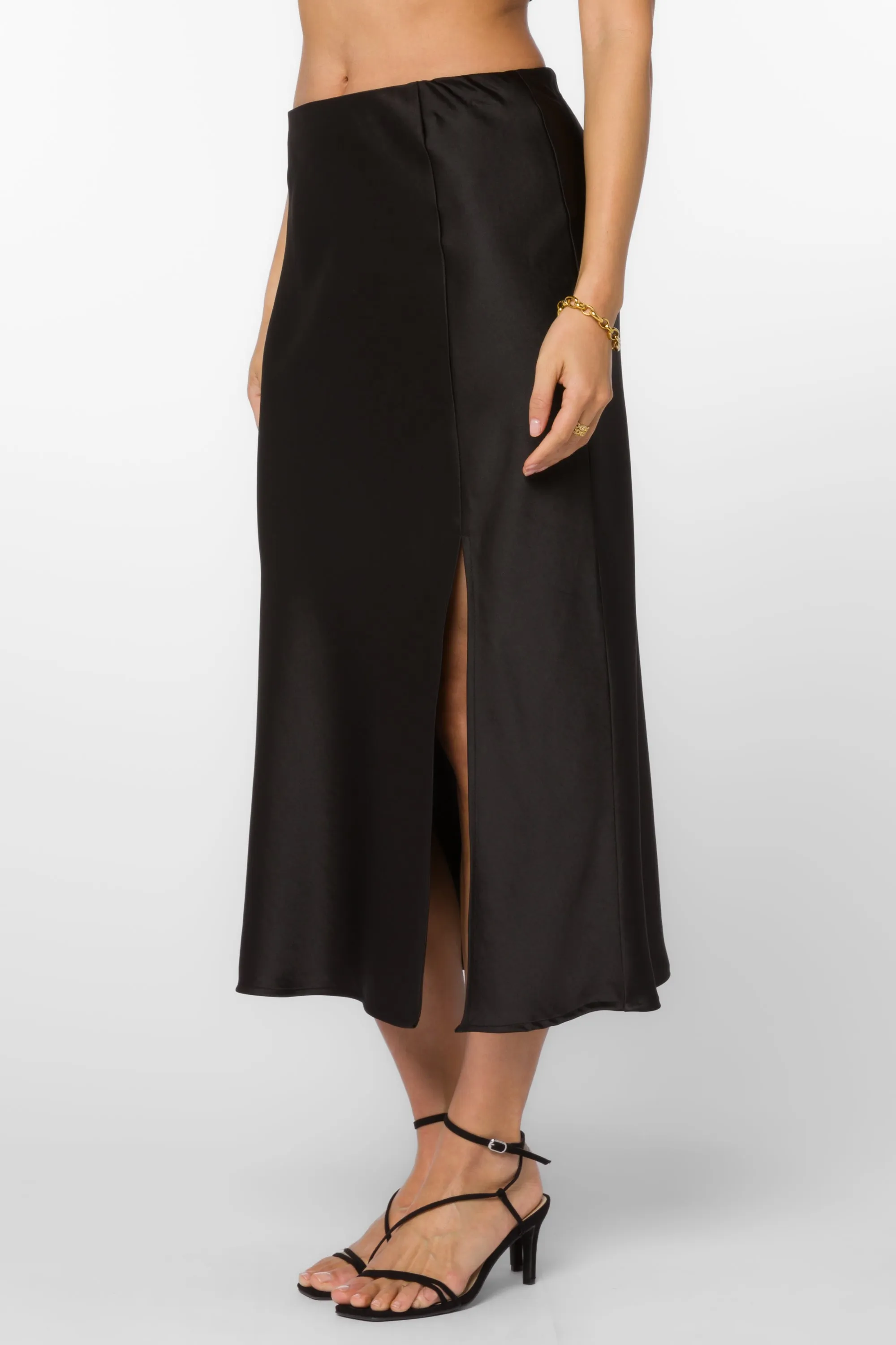 Gypsy Black Slip Skirt