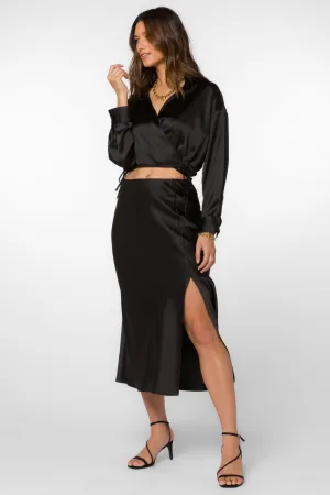 Gypsy Black Slip Skirt