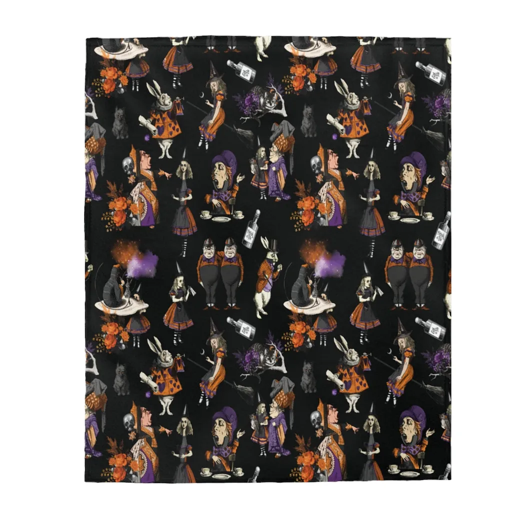 Halloween Alice Velveteen Plush Blanket