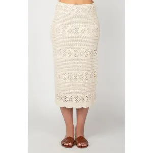 Harlow Crochet Midi Skirt