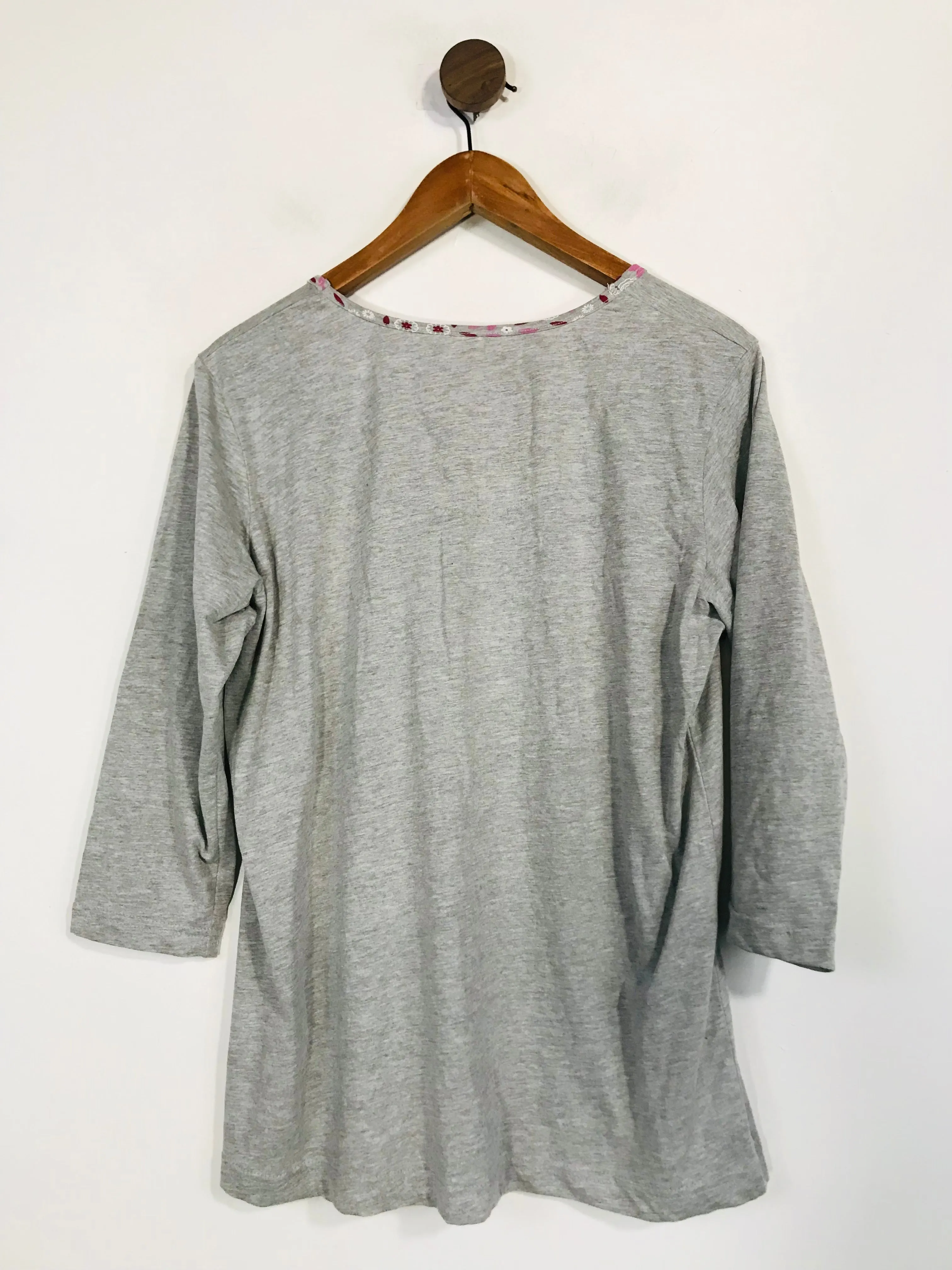 Joe Browns Women's Henley T-Shirt | UK16 | Grey