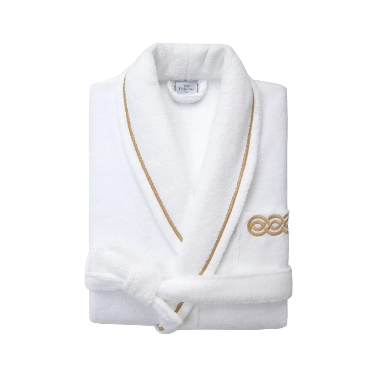 Joyau Shawl collar Bathrobe (Men's) by Yves Delorme