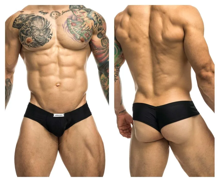 JUSTIN SIMON XSJ22 Cheek Briefs Color Black