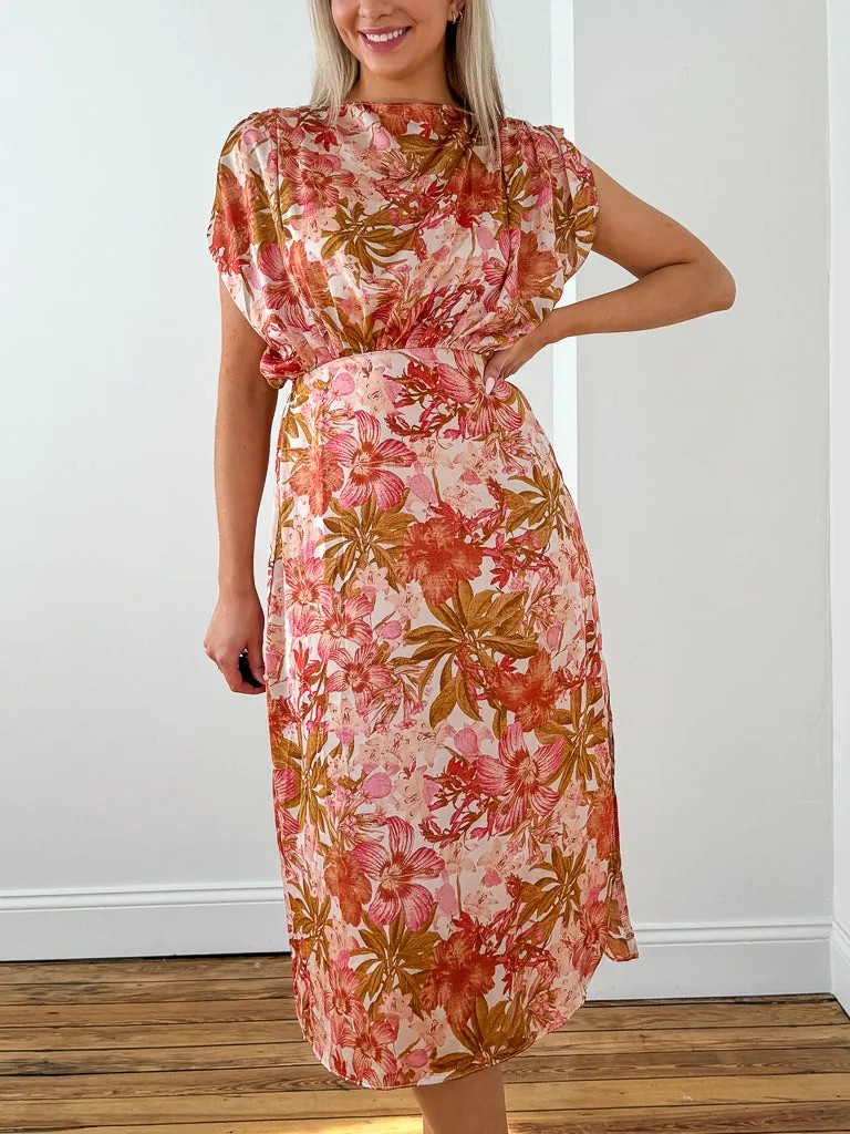 Kailani Dress- Blooming Dahlia