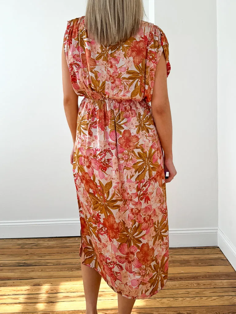 Kailani Dress- Blooming Dahlia