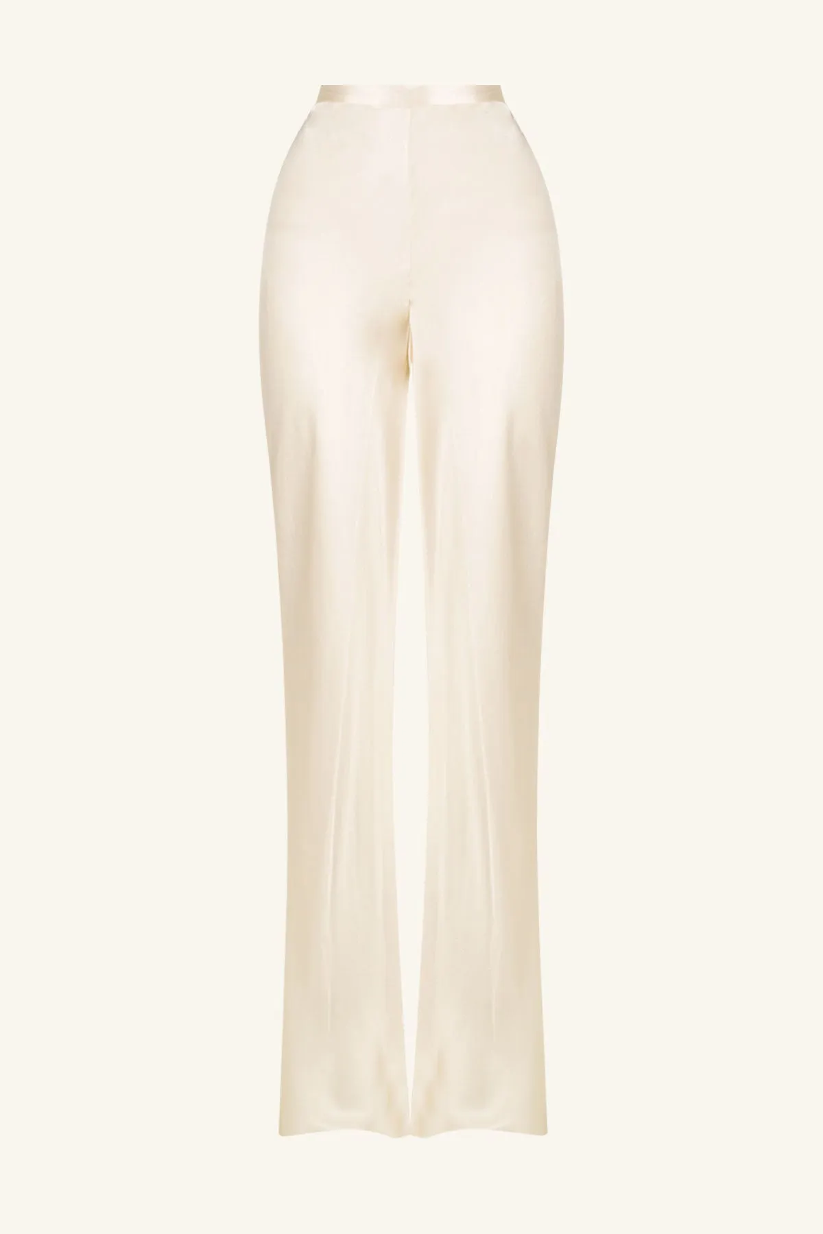 LA LUNE BIAS CUT PANT - CREAM