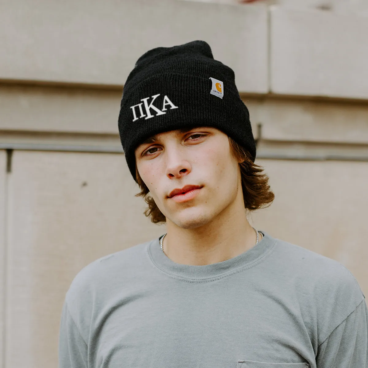 Lambda Chi Black Carhartt Beanie