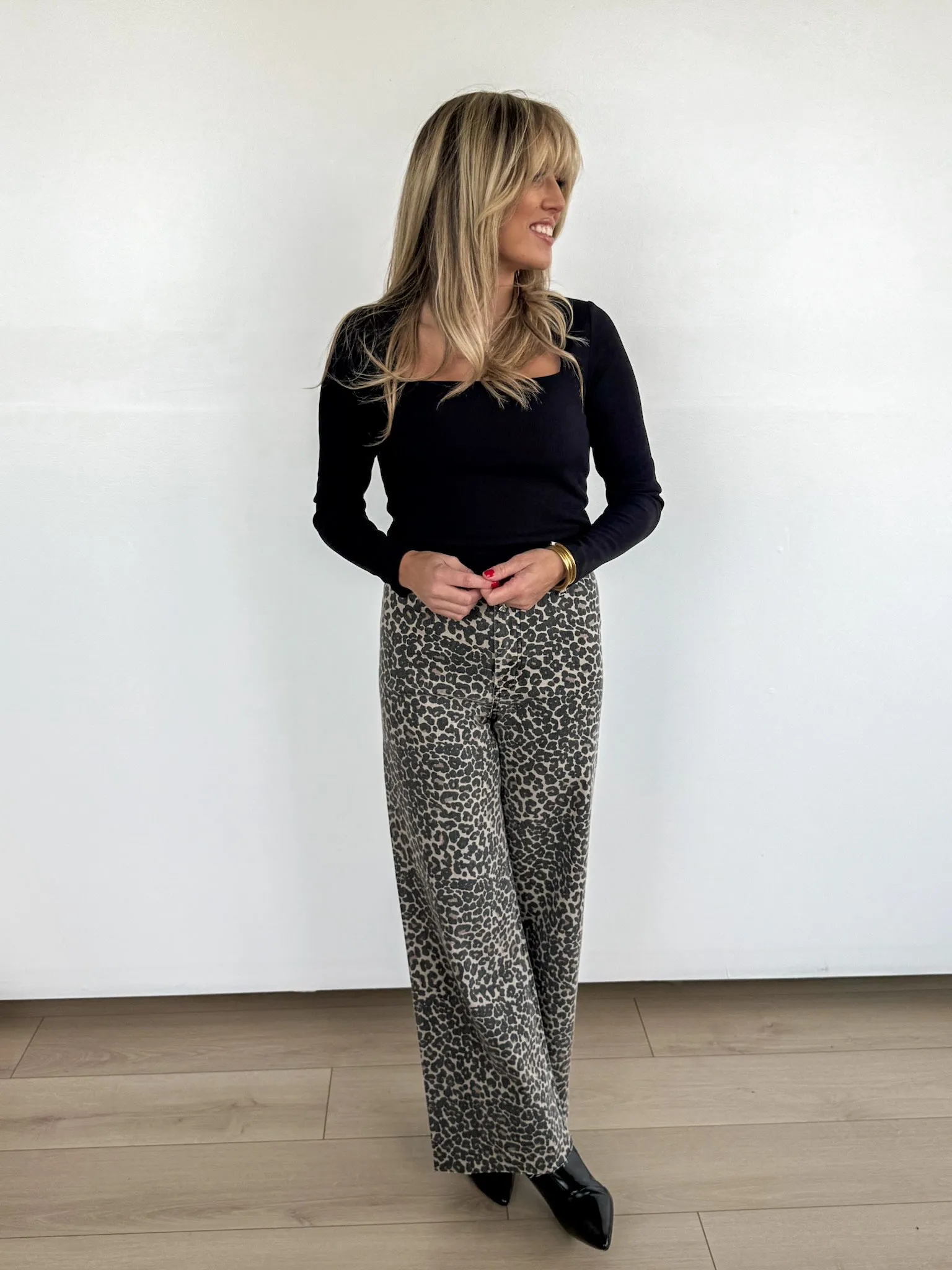 Leopard Luxe Flare Jeans