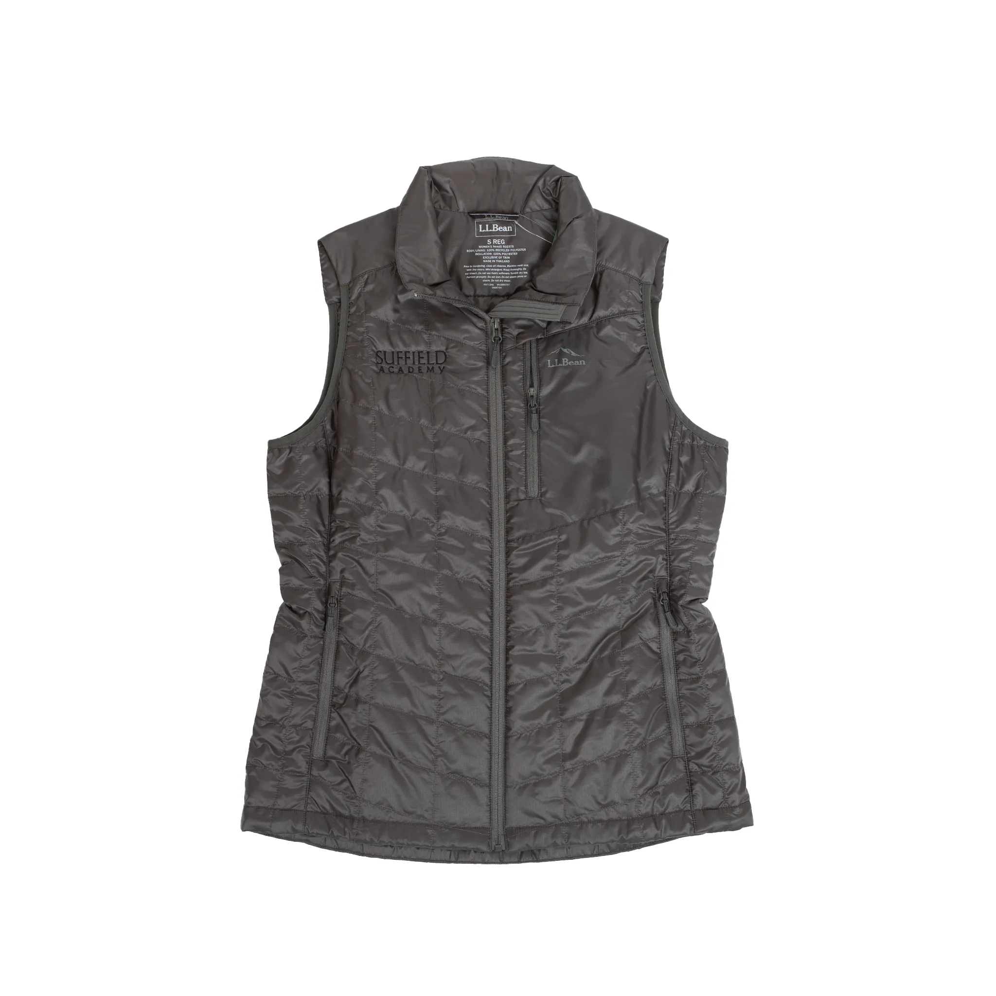 LL Bean Women's Primaloft Vest/Shale Gray