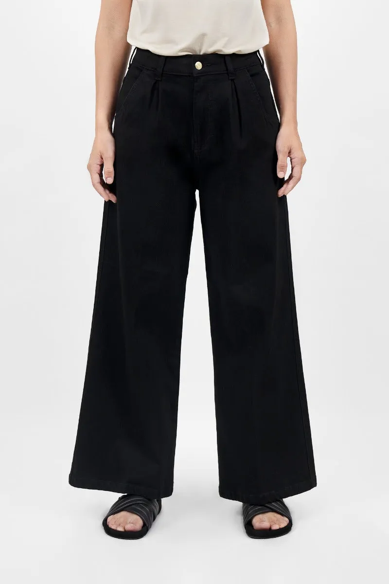 Los Angeles  - Wide Leg Jeans- Celeste