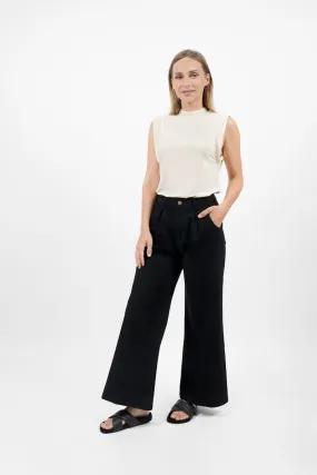 Los Angeles  - Wide Leg Jeans- Celeste