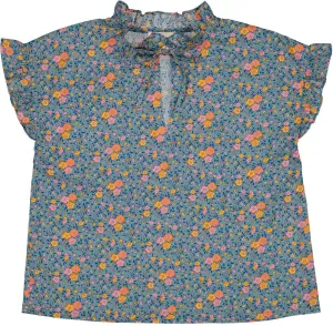 Louis Louise Tunic MARCIA in Blue Flower