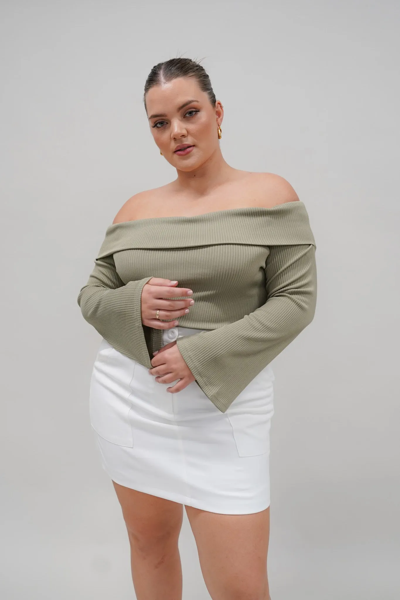 LOWEN TOP KHAKI