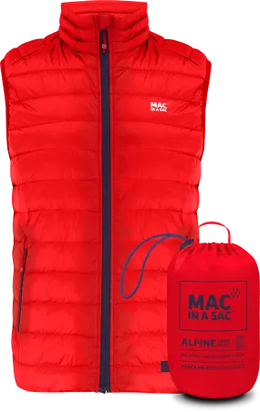 Mac In A Sac Alpine Down Gilet (Men's) - Red