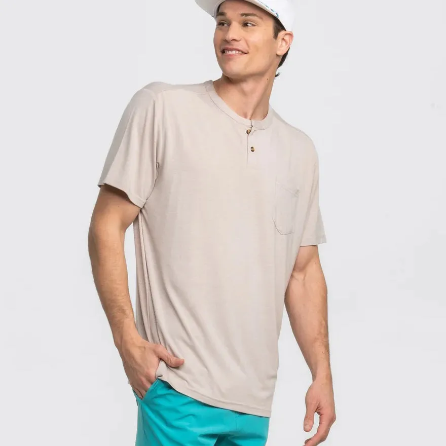 Max Comfort Henley SS – Taupe