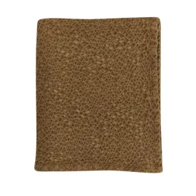 Mies & Co subtile Honeycomb blanket 110x140cm | Bronze fog