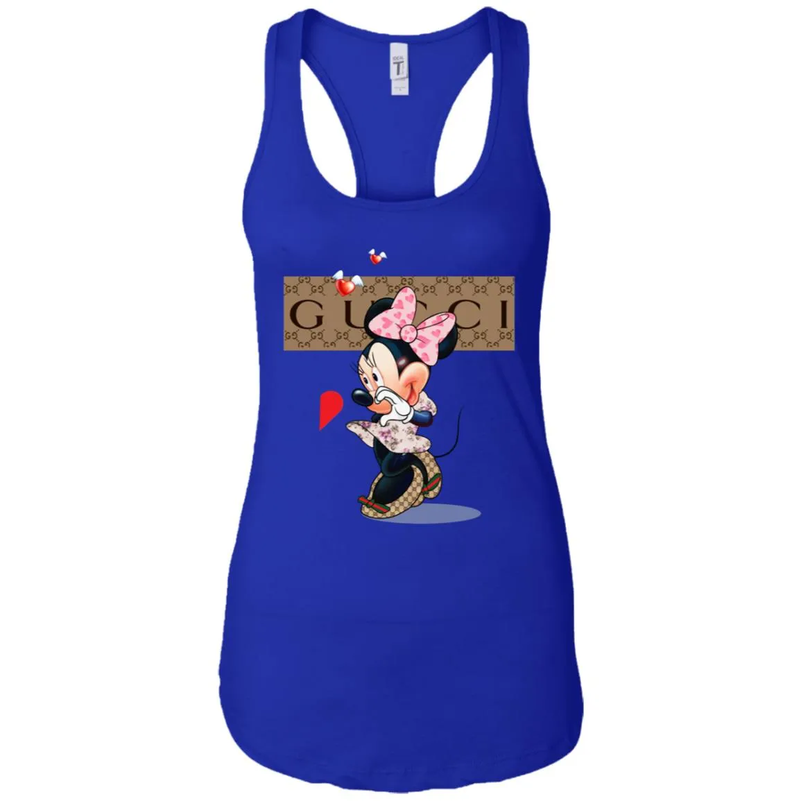 Minnie Mouse Love Couple T-shirt Valentine's Day T-shirt Women Tank Top