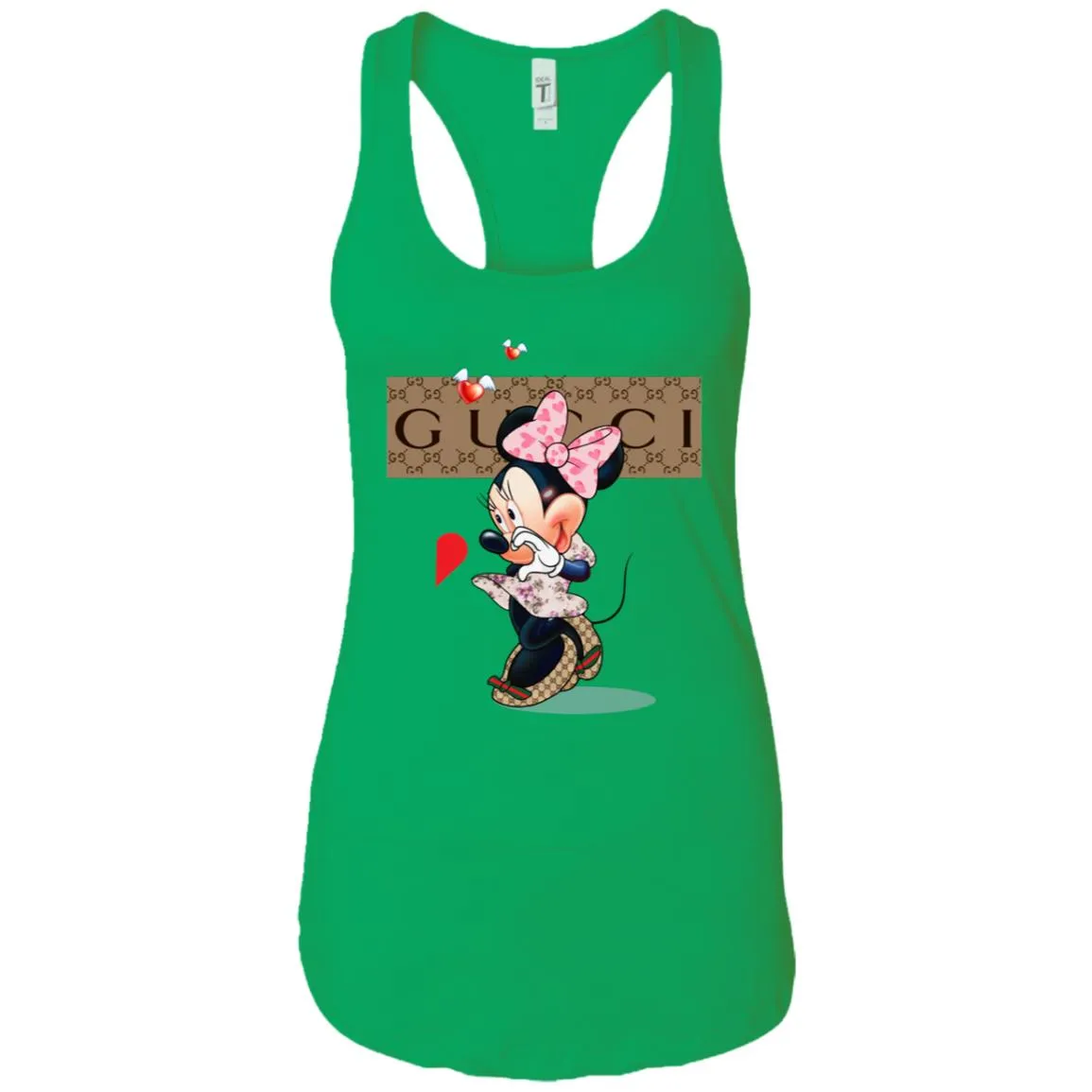 Minnie Mouse Love Couple T-shirt Valentine's Day T-shirt Women Tank Top