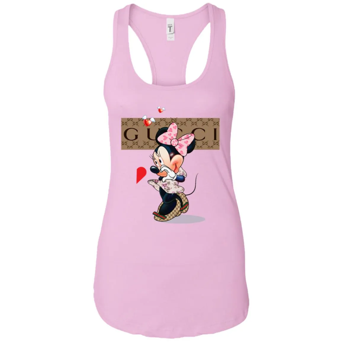 Minnie Mouse Love Couple T-shirt Valentine's Day T-shirt Women Tank Top