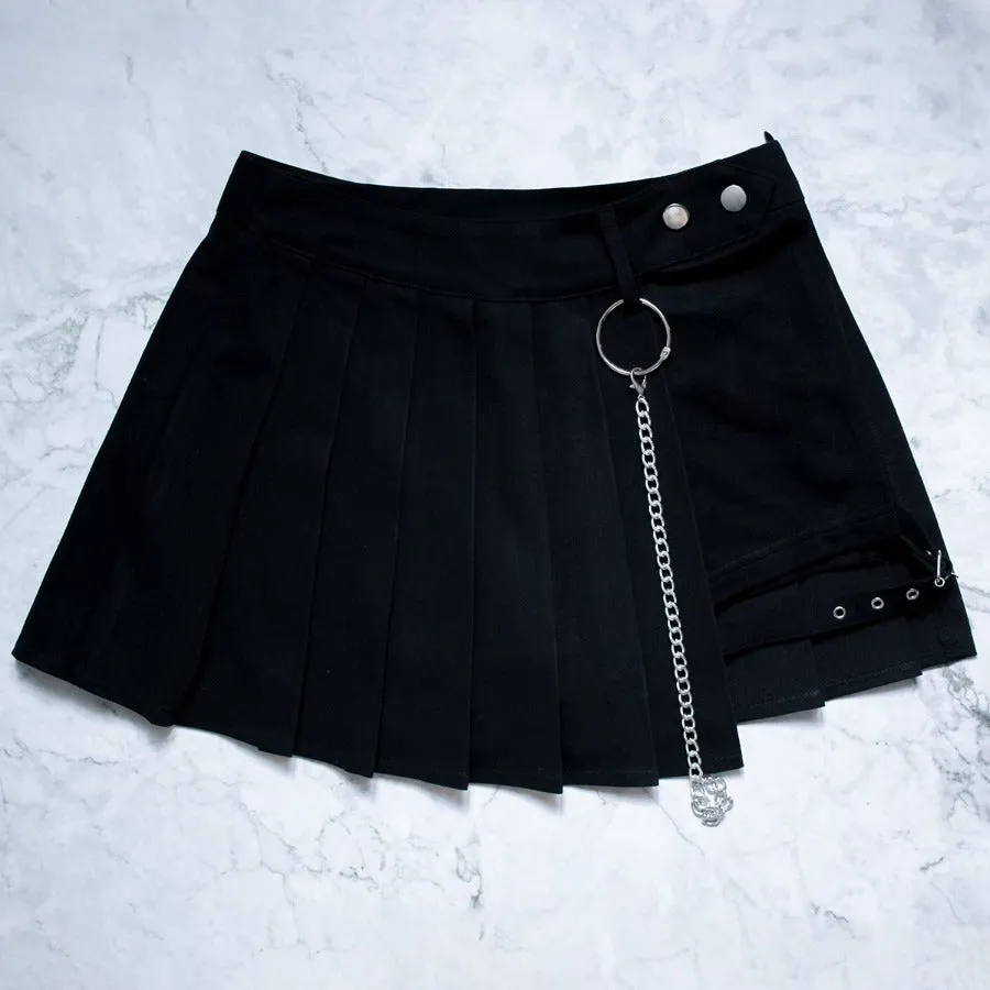 Mochi Button Strap Skort