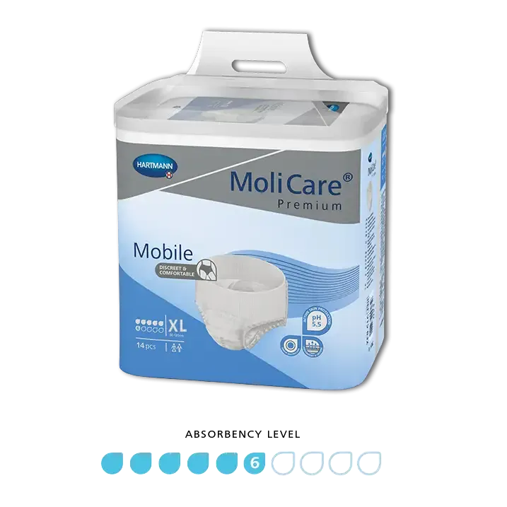 MoliCare Premium Mobile 6D - XLarge (Pack of 14)