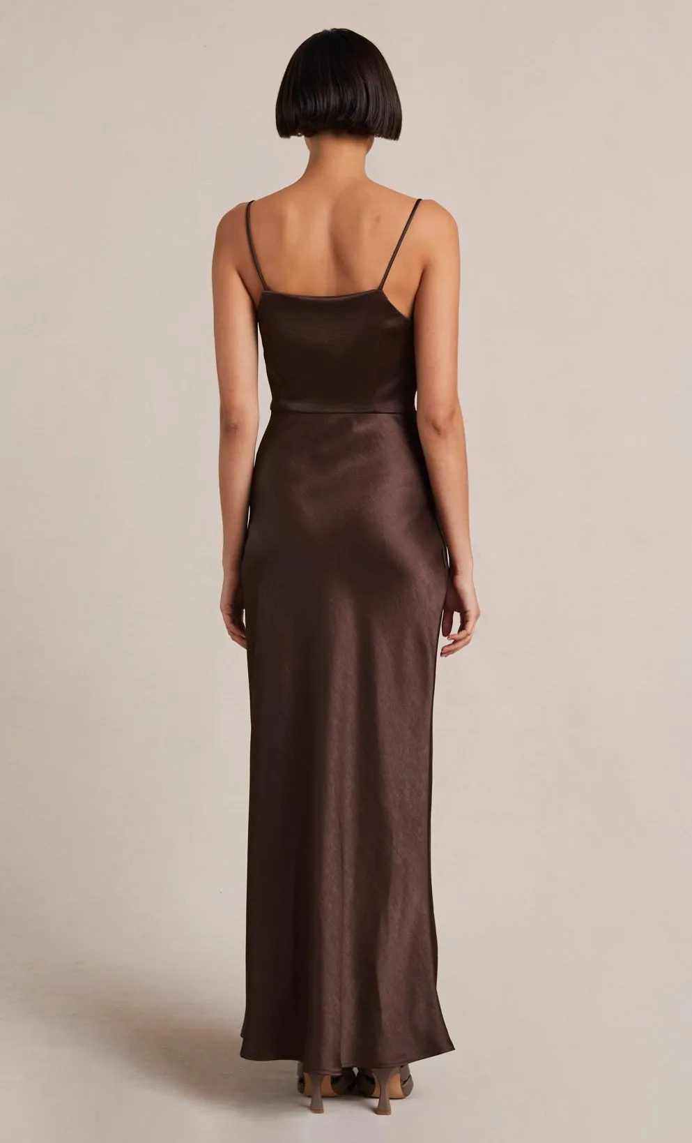 Nadia Maxi Dress - Chocolate