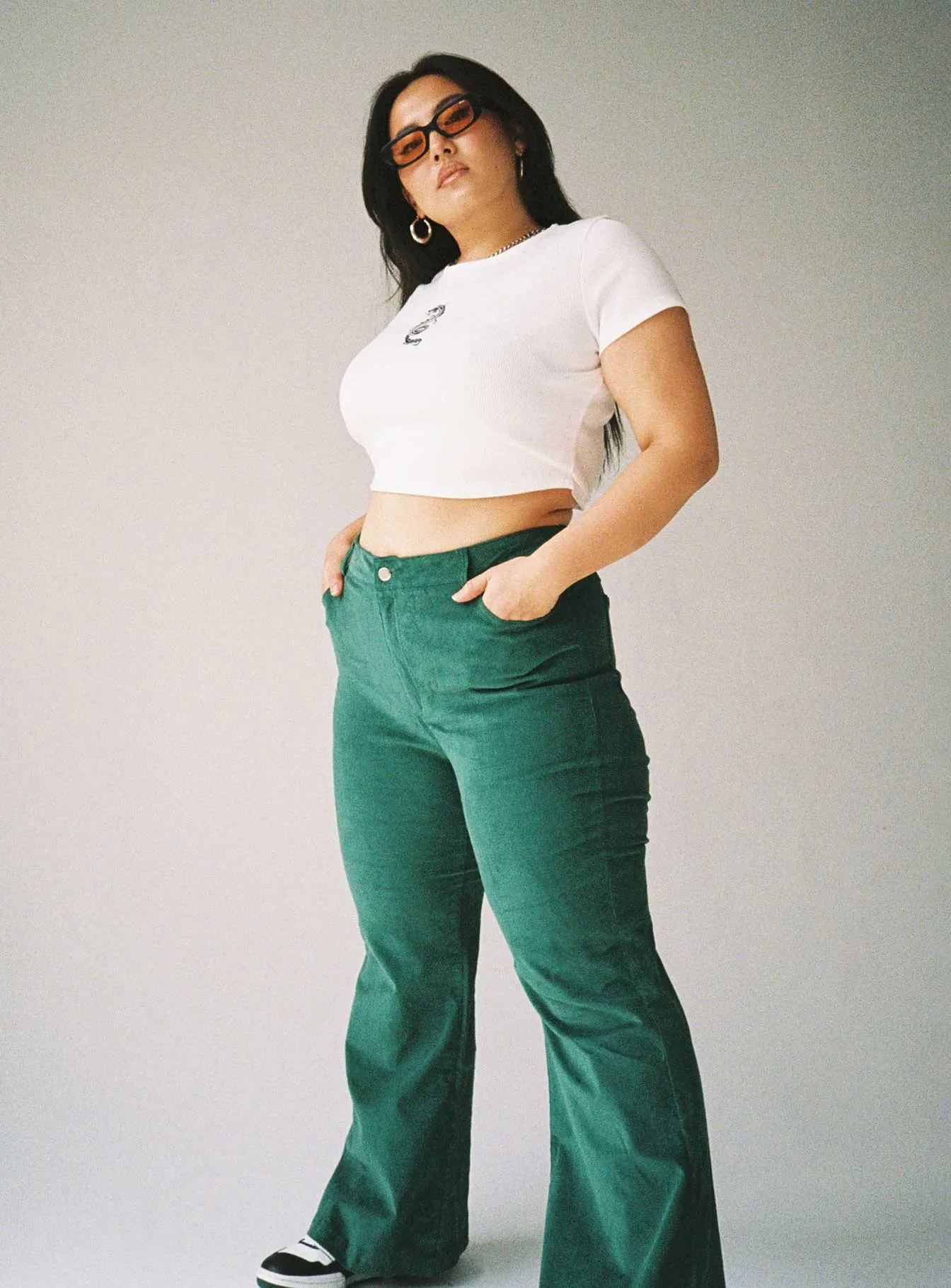 Nadia Pants Green Curve