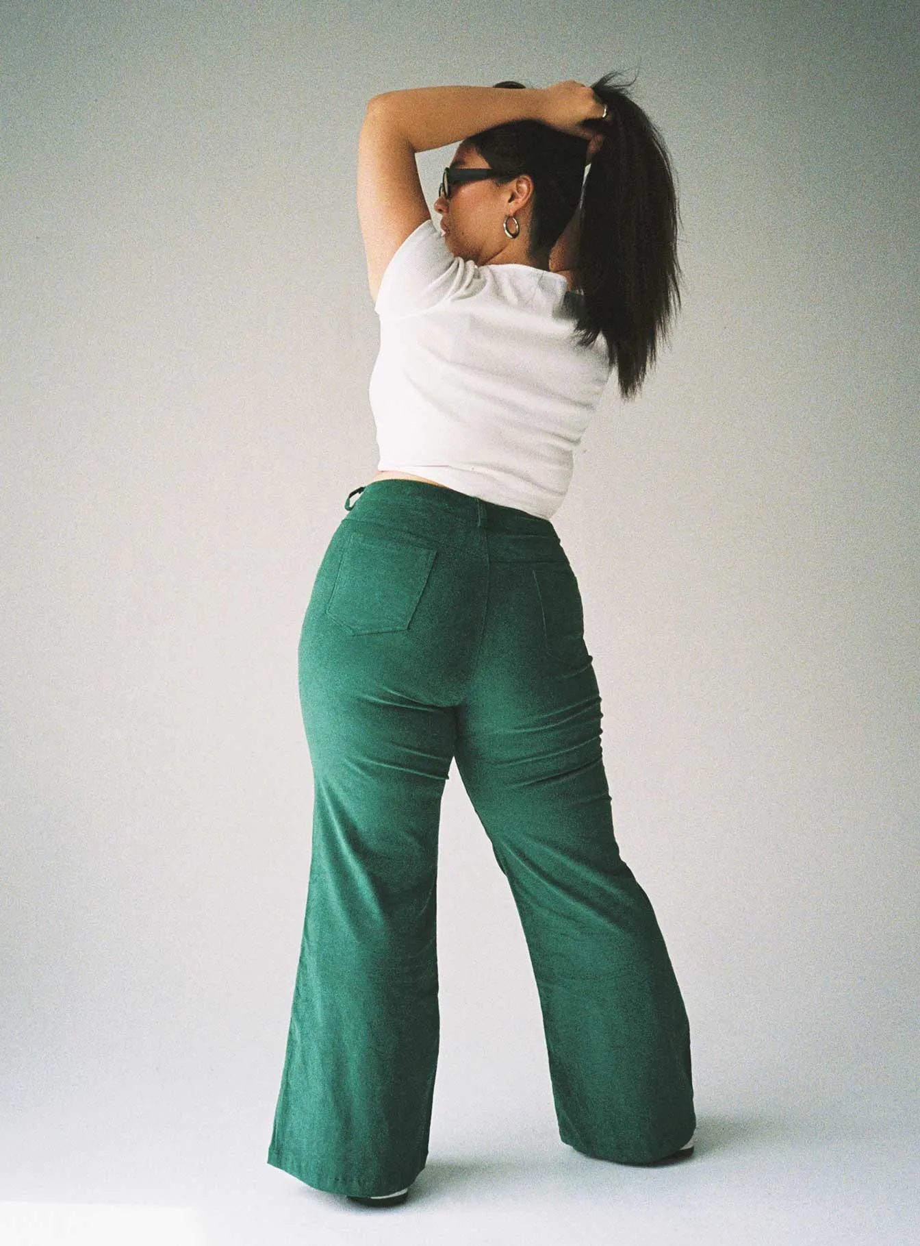 Nadia Pants Green Curve