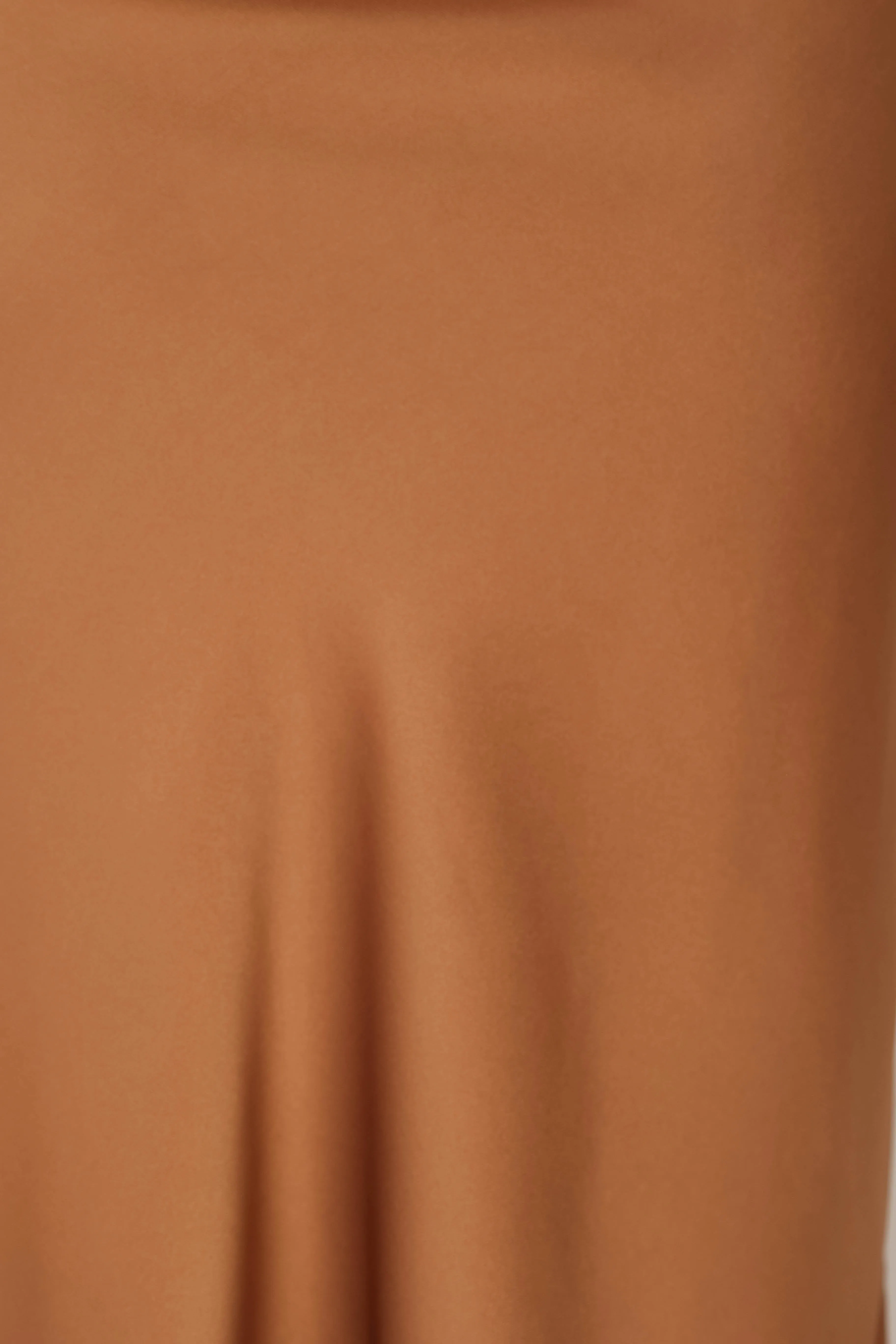 Nellie Satin Midi Skirt - Bronze