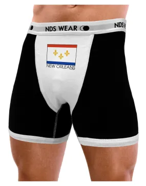 New Orleans Louisiana Flag Text Mens Boxer Brief Underwear