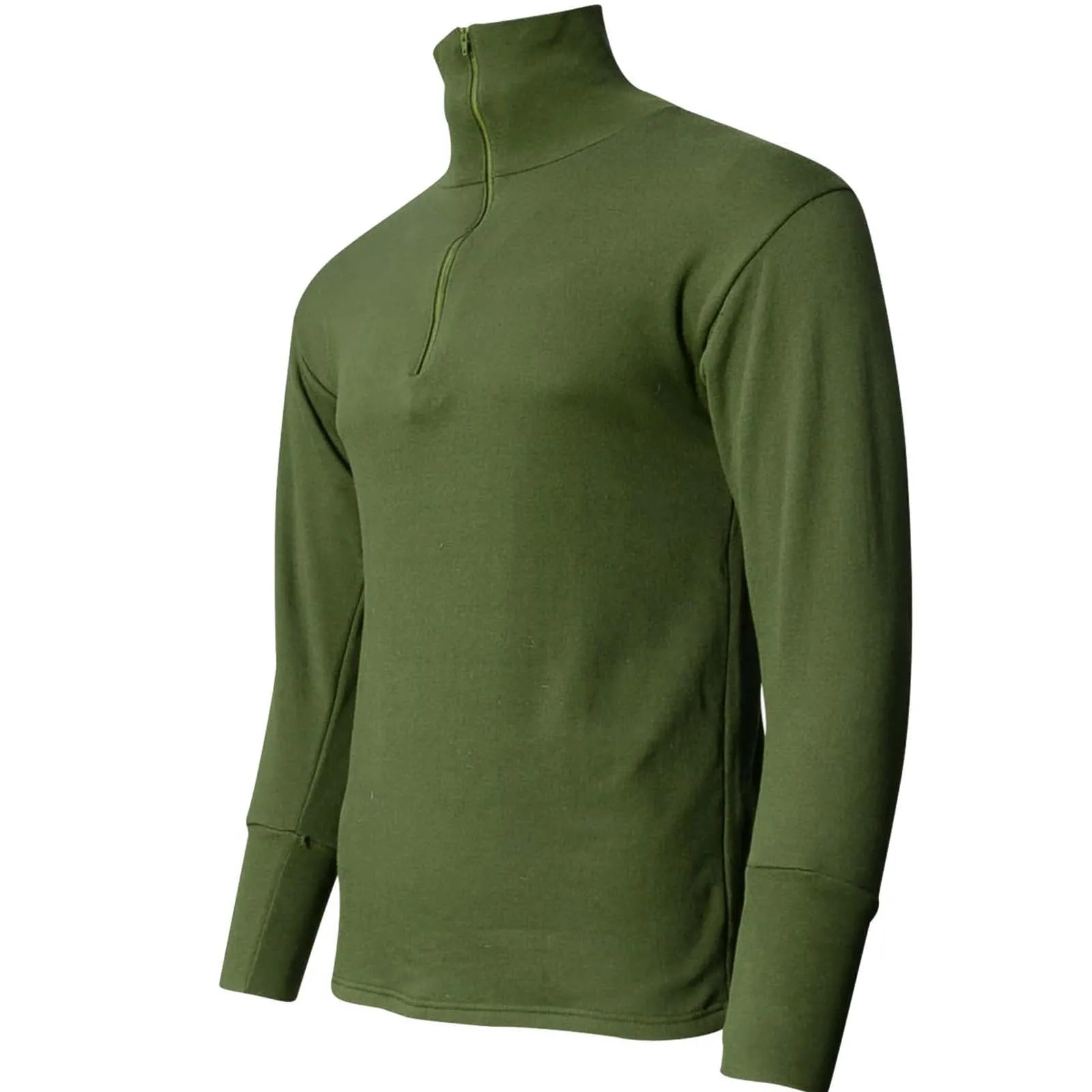 Norgie Thermal Base Layer Top Olive Cold Weather