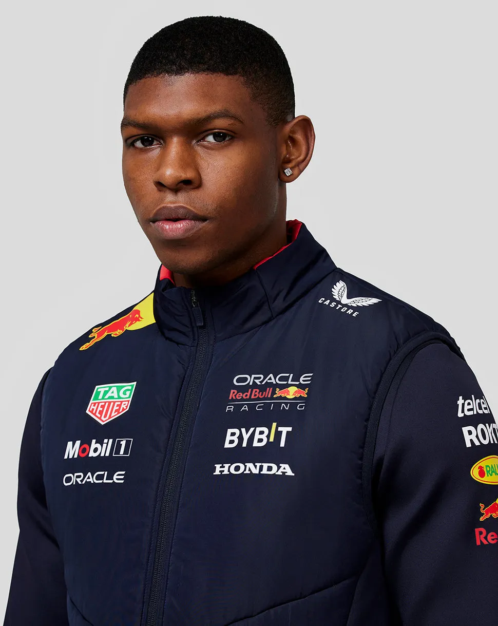 Oracle Red Bull Racing Unisex Official Teamline Hybrid Gilet - Night Sky