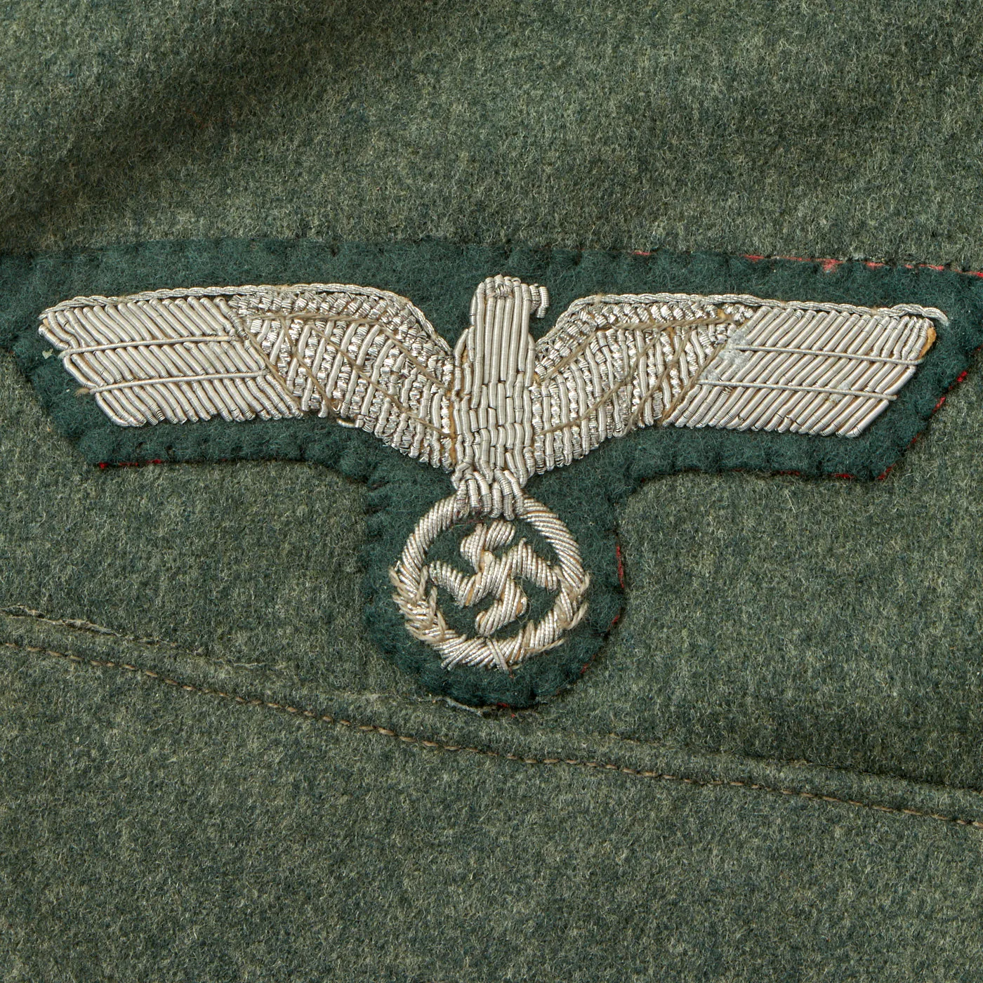 Original German WWII Heer Medical Administrative Official Oberleutnant Dienstrock With IAB - Unit Marked