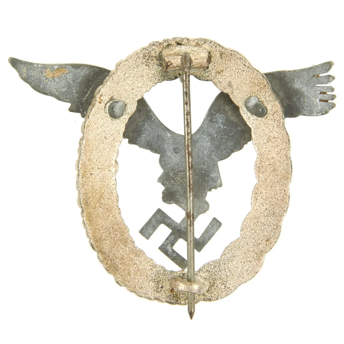 Original German WWII Luftwaffe Late War Pilot Badge