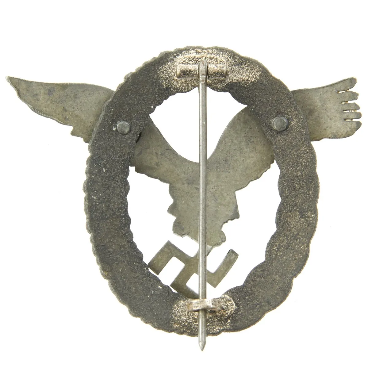 Original German WWII Luftwaffe Pilot Badge in Case - Flugzeugführerabzeichen