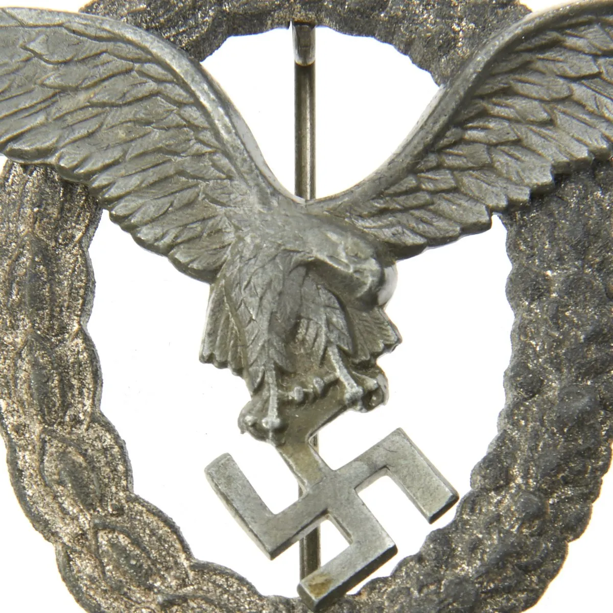 Original German WWII Luftwaffe Pilot Badge in Case - Flugzeugführerabzeichen