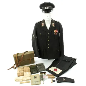 Original German WWII Red Cross Deutsches Rotes Kreuz NCO Uniform Set