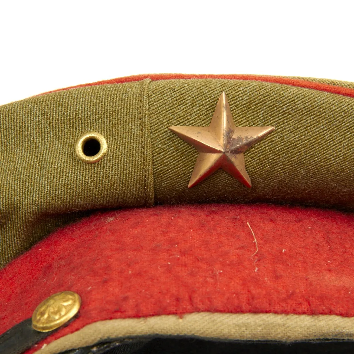 Original Japanese WWII Imperial Guard Officer Visor Cap