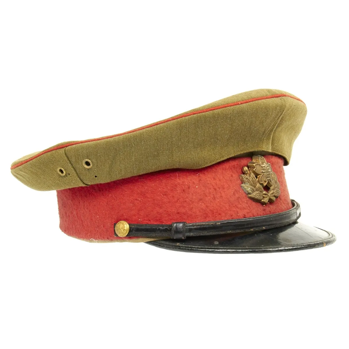 Original Japanese WWII Imperial Guard Officer Visor Cap